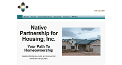 Desktop Screenshot of navajopartnershipforhousing.com
